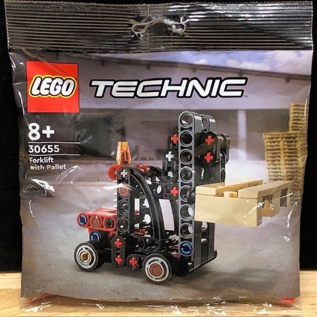 LEGO Technic 30655 "Gaffeltruck med pall" - från 2023 oöppnad!