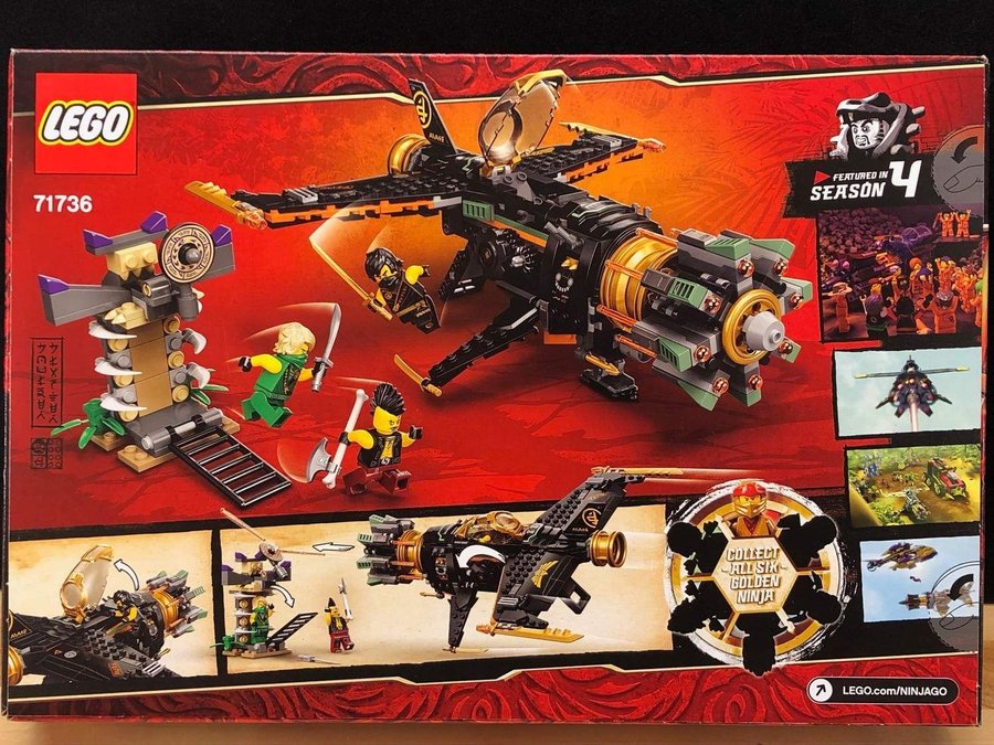 LEGO Ninjago 71736 "Stenkanon" - från 2021 oöppnad / förseglad