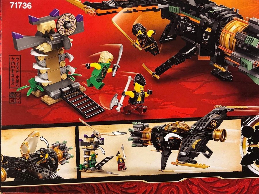 LEGO Ninjago 71736 "Stenkanon" - från 2021 oöppnad / förseglad