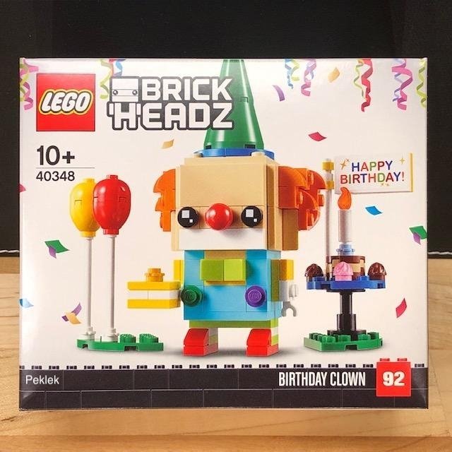 LEGO Brickheadz /Exclusive 40348 "Birthday Clown" - från 2019 oöppnad!