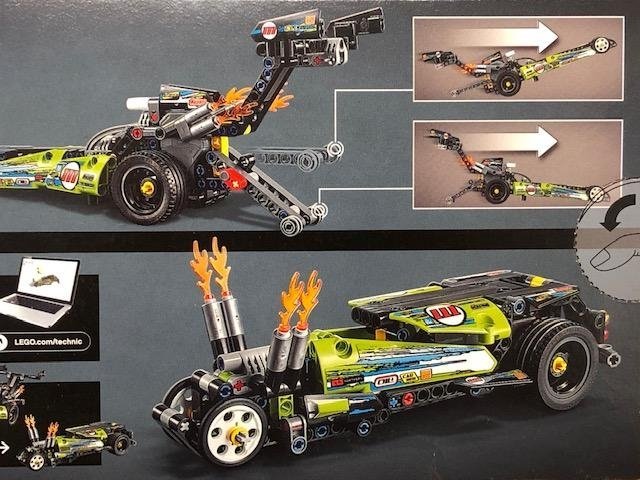 LEGO Technic 42103 "Dragster" - från 2020 oöppnad!