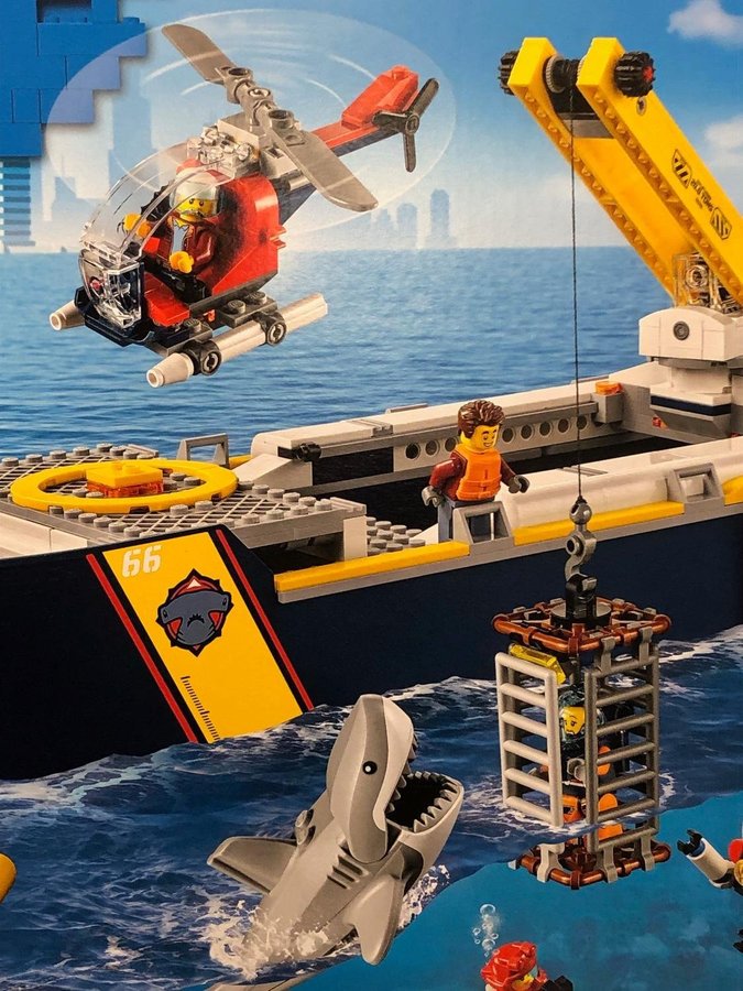 LEGO City 60266 "Hav - utforskarskepp" - från 2020 oöppnad / förseglad!