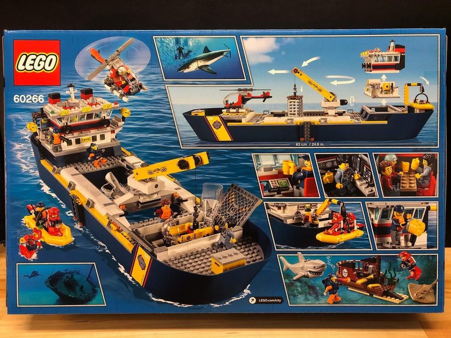 LEGO City 60266 "Hav - utforskarskepp" - från 2020 oöppnad / förseglad!