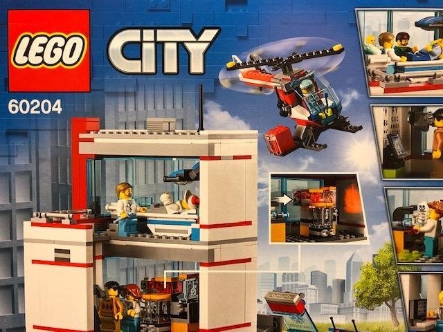 LEGO City 60204 "City Hospital" - från 2018 oöppnad / förseglad!