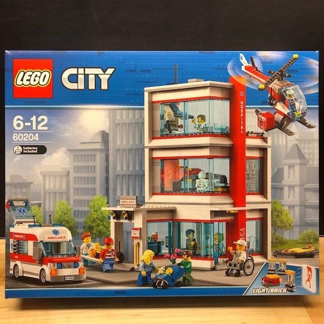 LEGO City 60204 "City Hospital" - från 2018 oöppnad / förseglad!