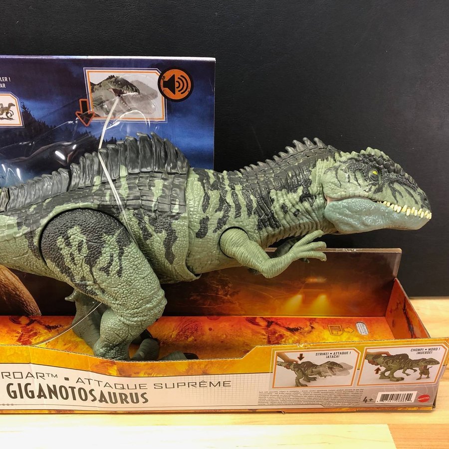 Jurassic World leksaksfigur/dinosaurie "Giganotosaurus" - oöppnad/förseglad!