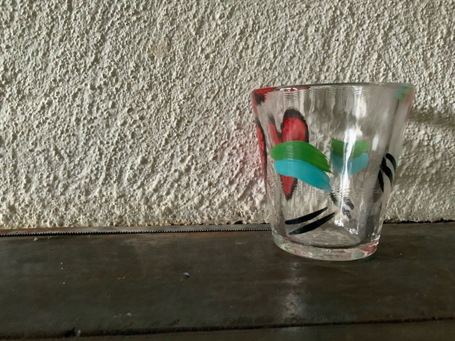 Kosta Boda skål/glas ur serien Hjärtat