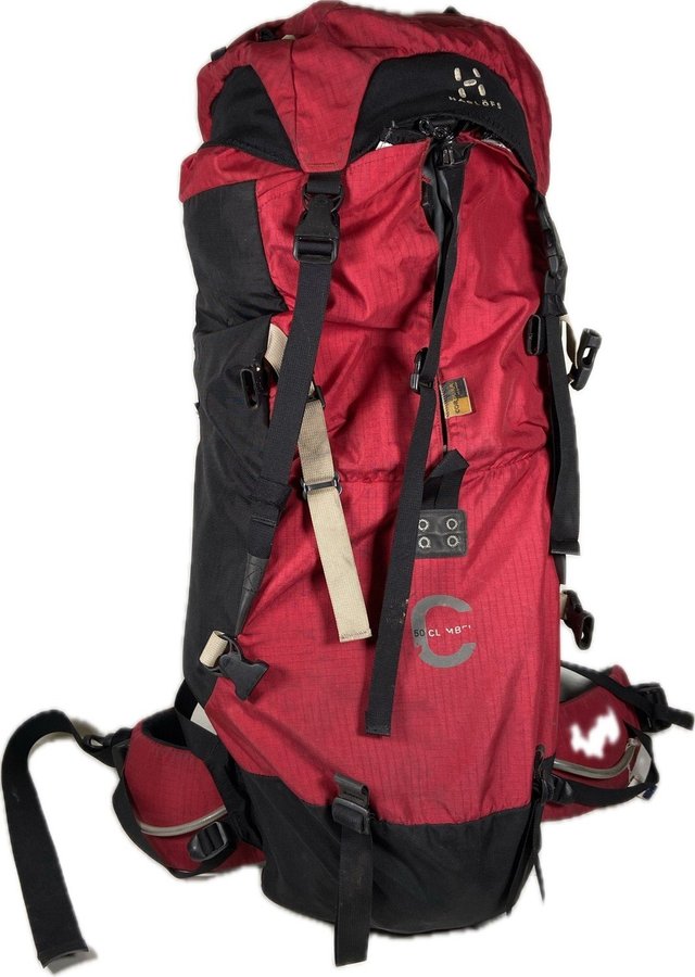 Ryggsäck Haglöfs Climber 50L Vandrarryggsäck Röd Backpack