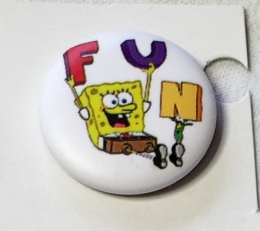 SPONGEBOB Badge  nålmärke diameter 25mm