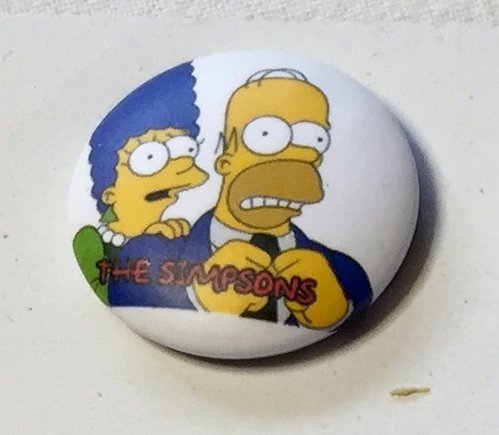 THE SIMPSONS Badge  nålmärke diameter 25mm