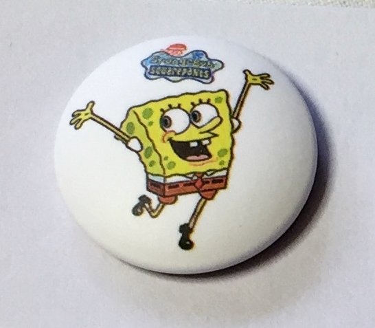 SPONGEBOB Badge  nålmärke diameter 25mm