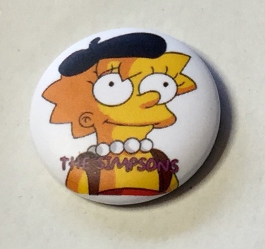 THE SIMPSONS Badge  nålmärke diameter 25mm