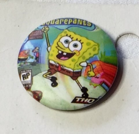 SPONGEBOB Badge  nålmärke diameter 25mm