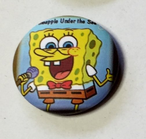 SPONGEBOB Badge  nålmärke diameter 25mm