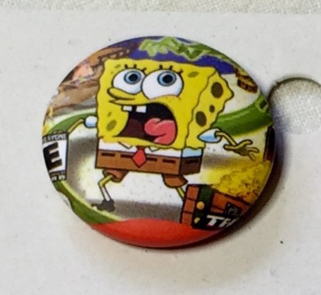 SPONGEBOB Badge  nålmärke diameter 25mm