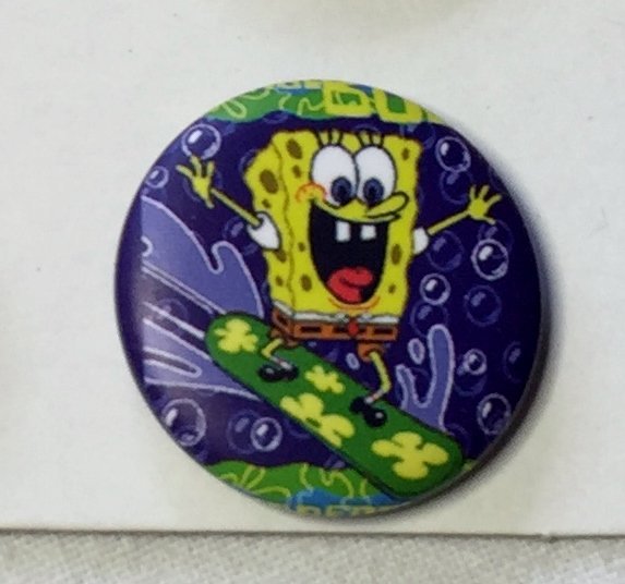 SPONGEBOB Badge  nålmärke diameter 25mm