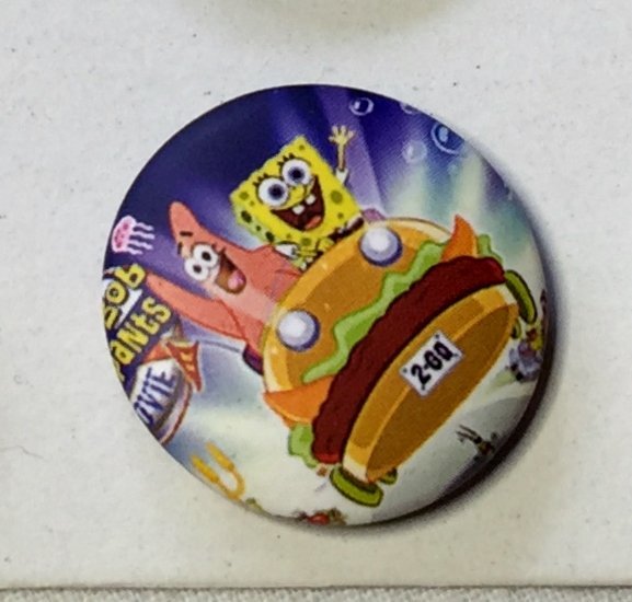 SPONGEBOB Badge  nålmärke diameter 25mm