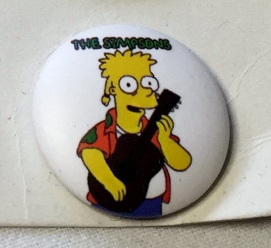 THE SIMPSONS Badge  nålmärke diameter 25mm