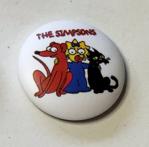 THE SIMPSONS Badge  nålmärke diameter 25mm