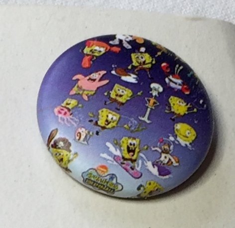 SPONGEBOB Badge  nålmärke diameter 25mm