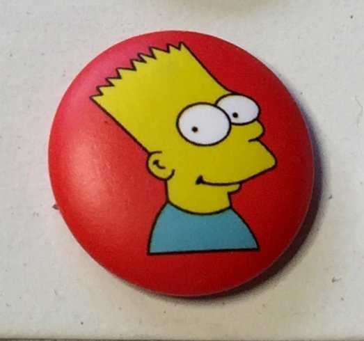 THE SIMPSONS Badge  nålmärke diameter 25mm