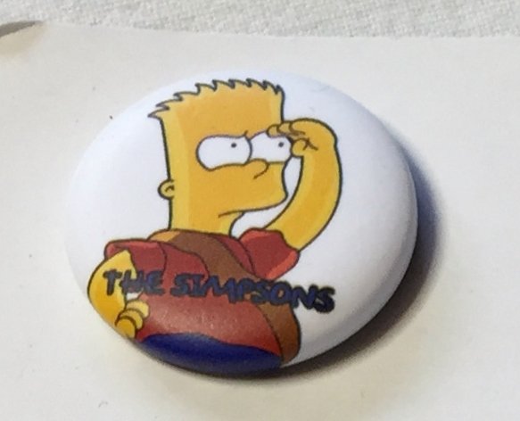 THE SIMPSONS Badge  nålmärke diameter 25mm