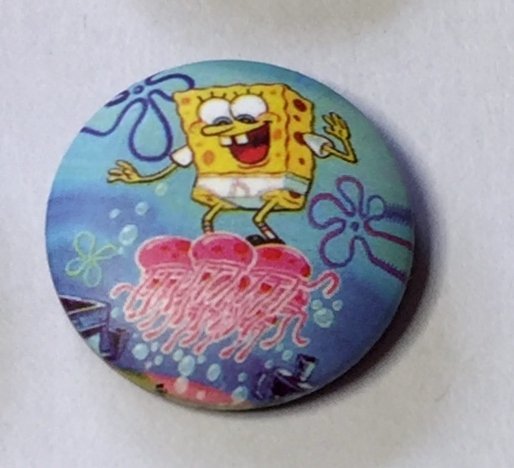 SPONGEBOB Badge  nålmärke diameter 25mm