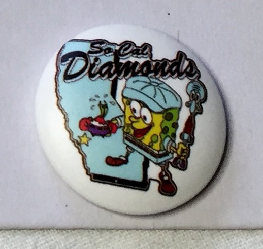 SPONGEBOB Badge  nålmärke diameter 25mm