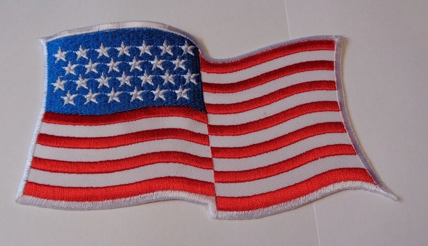 USA FLAGGA NYTT TYG MÄRKE !!!!!