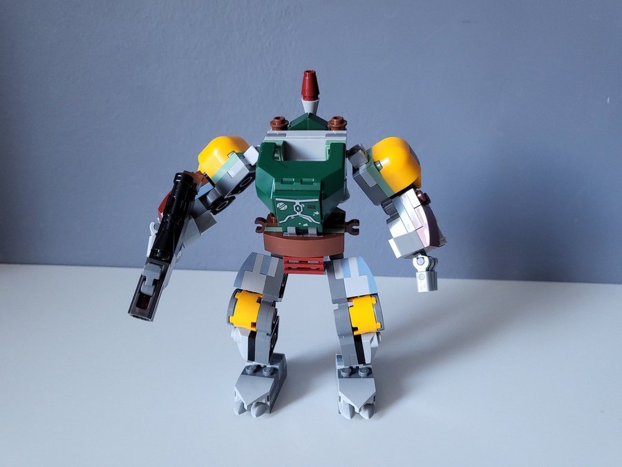 Lego Star Wars Bygge Boba Fett Mech Robot från set 75369