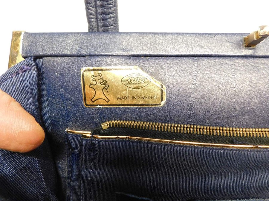 Ellbe Sweden Vintage handväska av Läder/Skinn