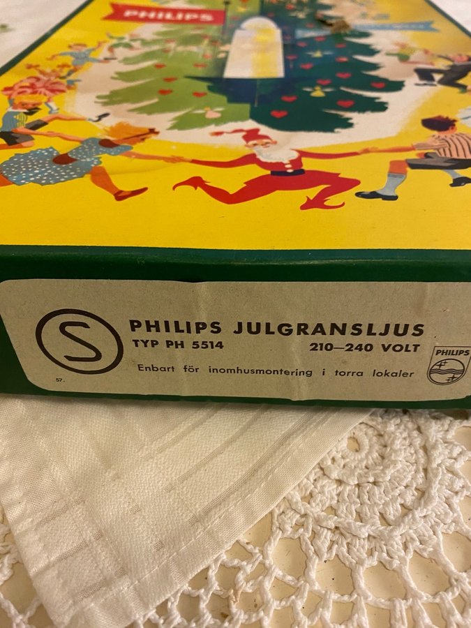 Retro julgransbelysning Philips PH 5514