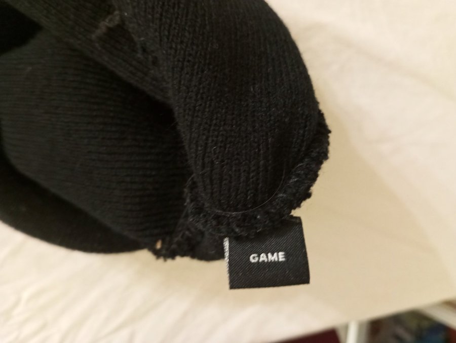 Vinter mössa Anders Isaksson Grävmaskiner Game svart excavator beanie hat