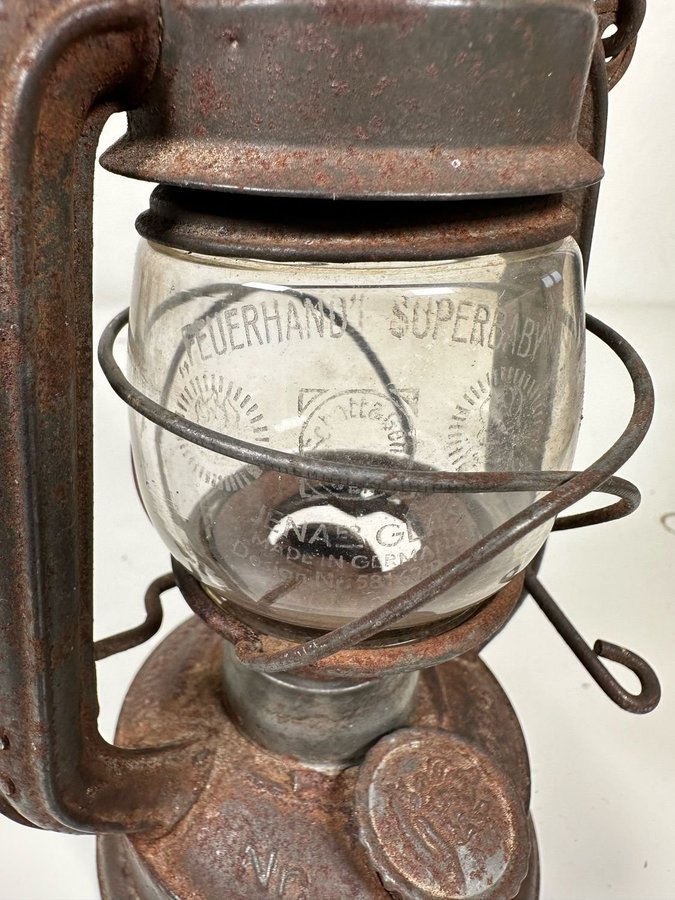 Fotogen lykta stormlykta Feuerhand Superbaby No 175 Lantern Germany