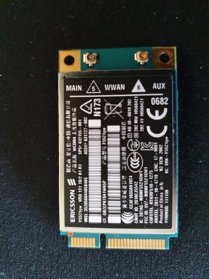 Ericsson wwan modul f5521gw