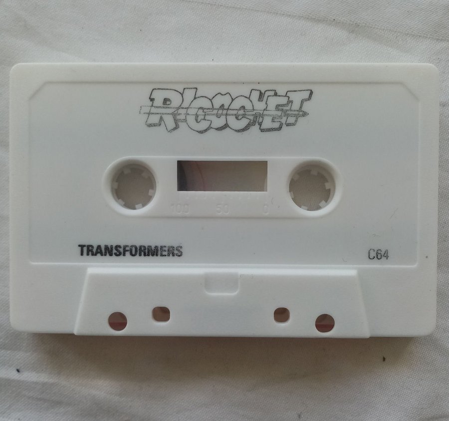 Transformers (Ricochet - Mastertronic) - Lös Tape - Commodore 64 / C64 Spel