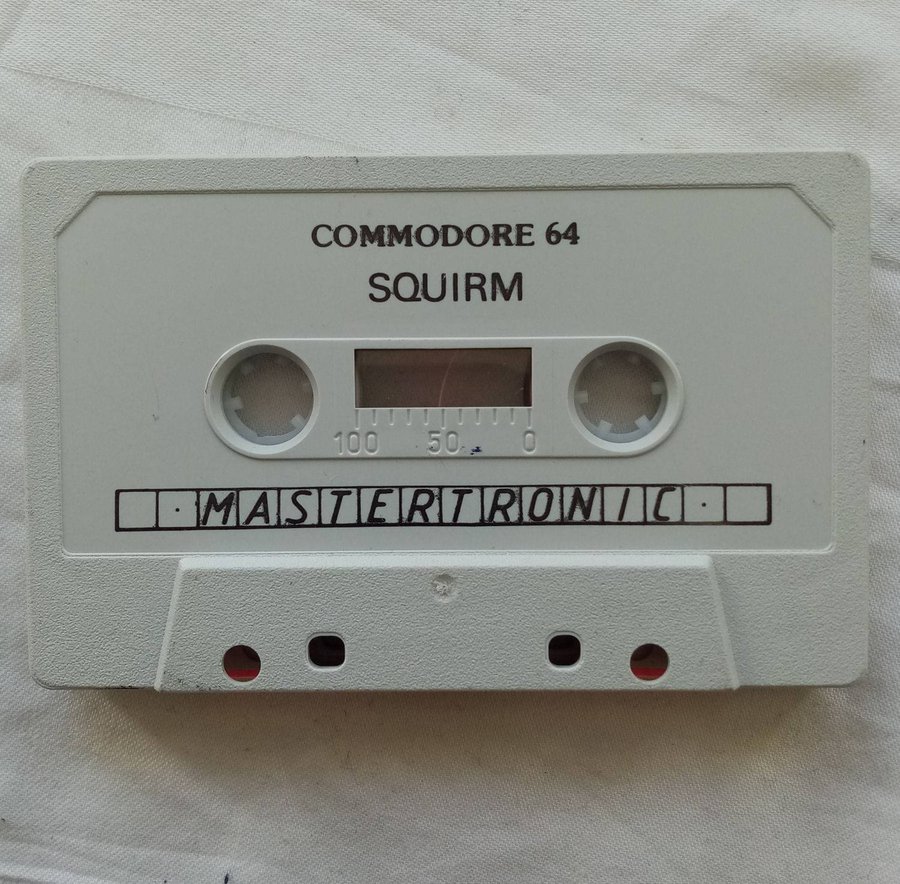 Squirm (Mastertronic) - Lös Tape - Kassett - Commodore 64 / C64 Spel