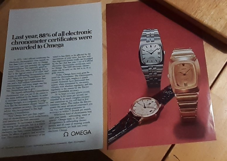 Omega Constellation USA annons från 1971