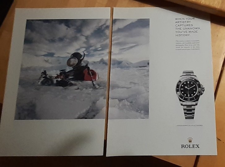 Rolex Deepsea USA annons från 2016