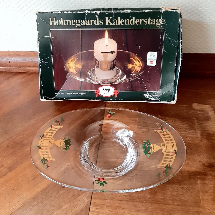 1997 Årets Kalenderstage Golden Christmas Holmegaard T Jørgensen  J Frölich