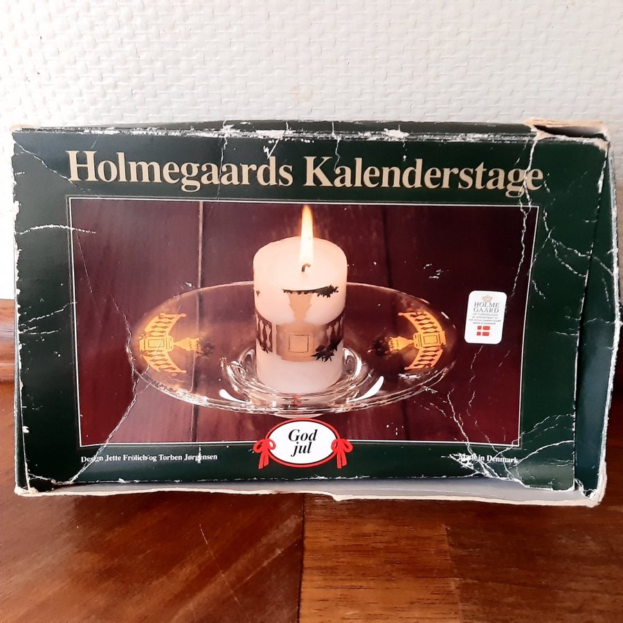 1997 Årets Kalenderstage Golden Christmas Holmegaard T Jørgensen  J Frölich