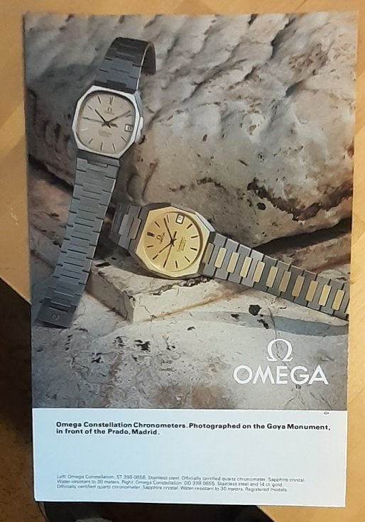 Omega Constellation USA annons från 1981