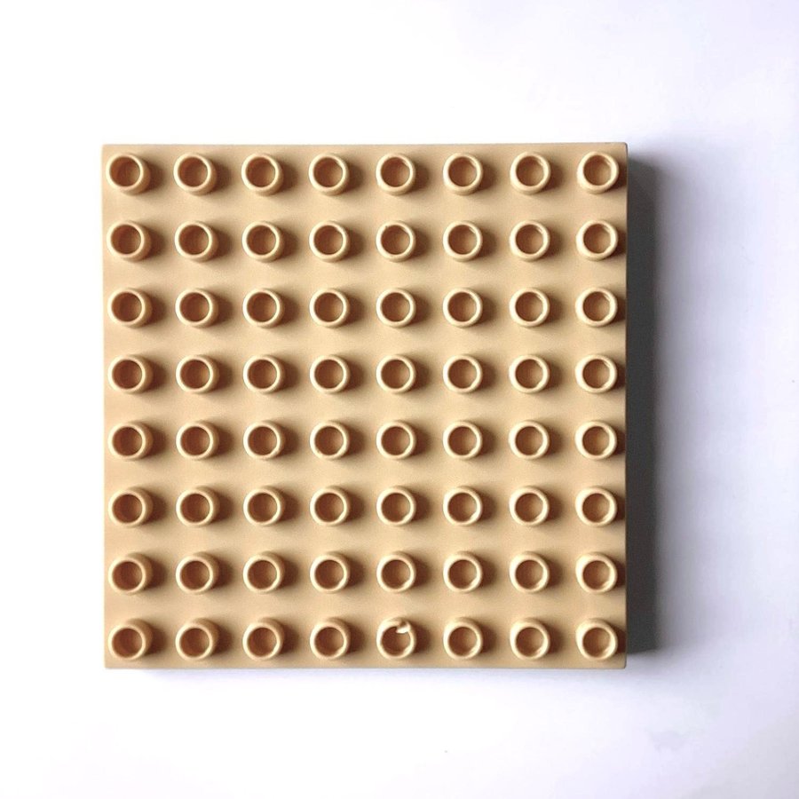 Lego Duplo Stor Beige Sand Tan Platta Basplatta Enstaka bitar