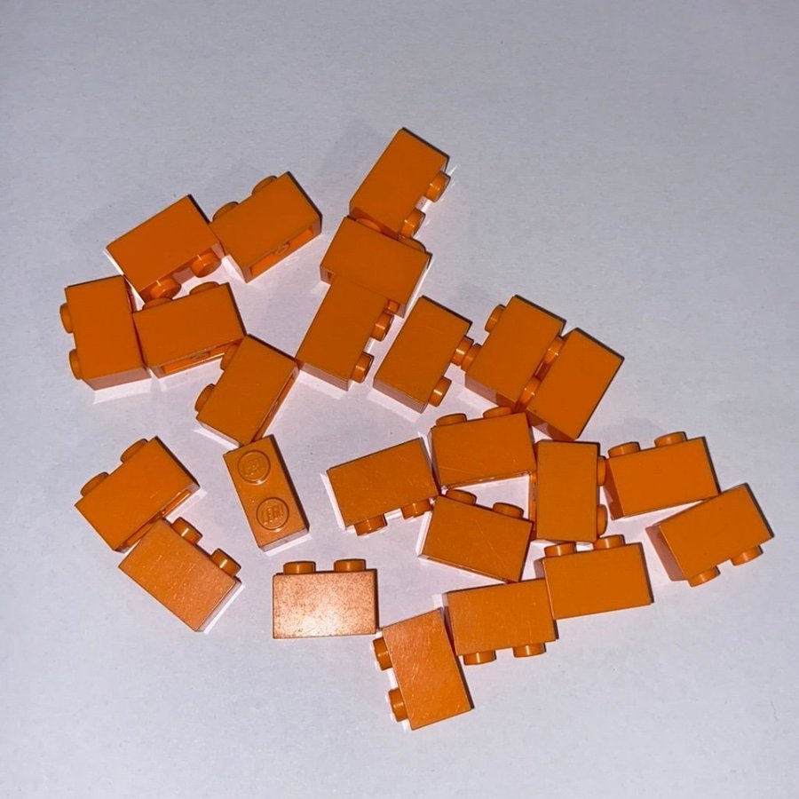 LEGO Bitar - Bricks 3004 1x2 Orange (24 st)