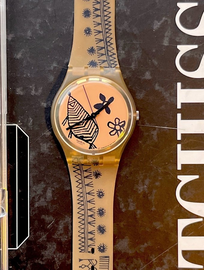 SWATCH GP103 •• SKETCH 1992 RARE VINTAGE