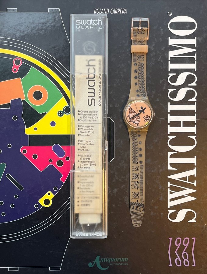 SWATCH GP103 •• SKETCH 1992 RARE VINTAGE