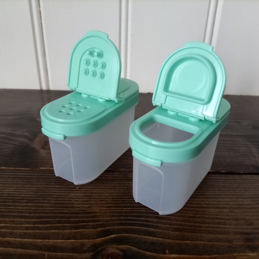 Tupperware 2st mini modulett 1dl mint