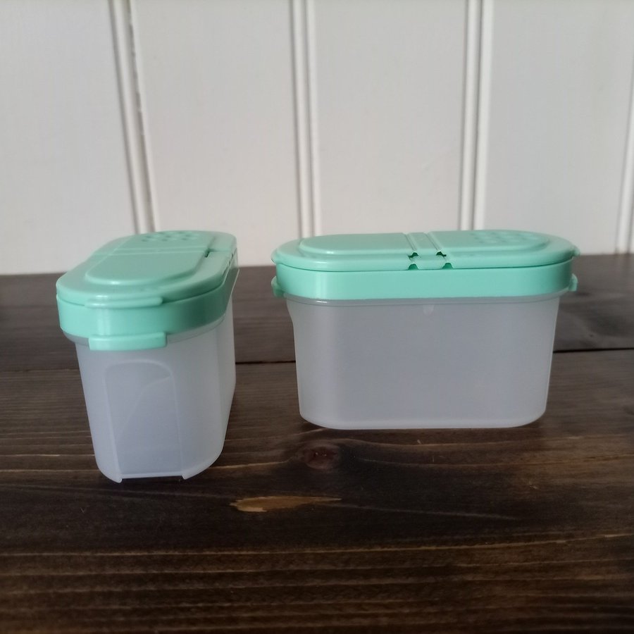 Tupperware 2st mini modulett 1dl mint