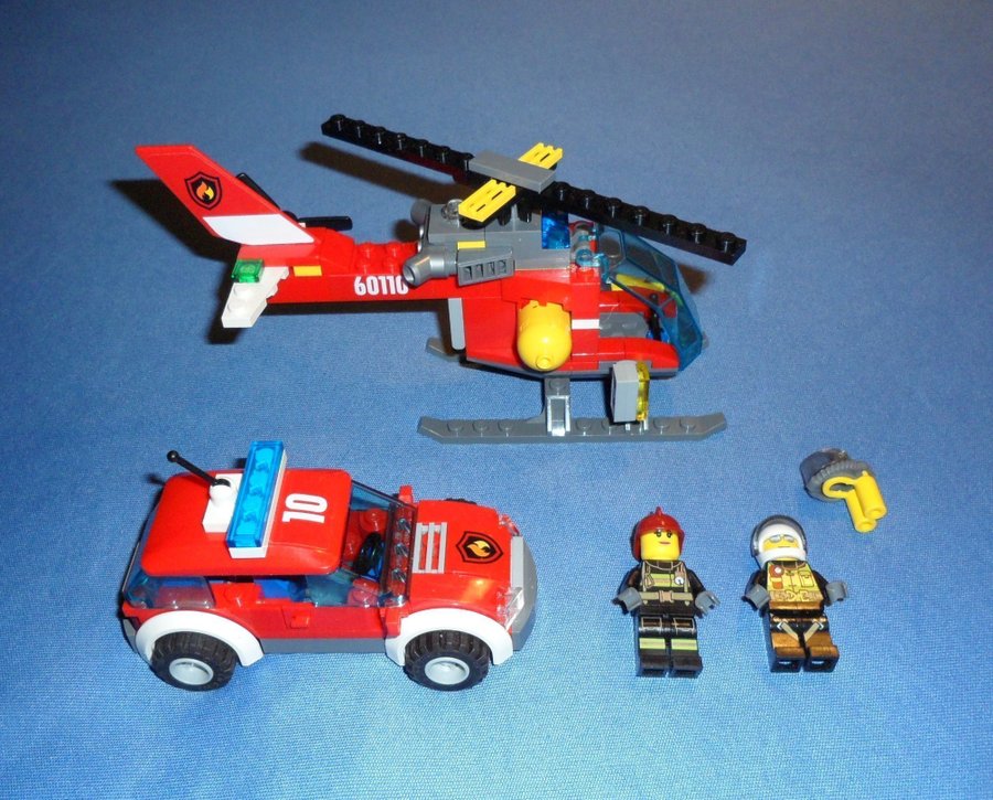 LEGO : Bil  Helikopter från Fire Station Set 60110