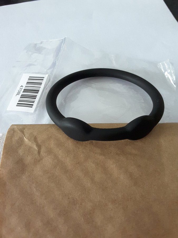 MAGNET FLEXARMBAND SILIKON SVART STL L MED 2 ST MAGNETER